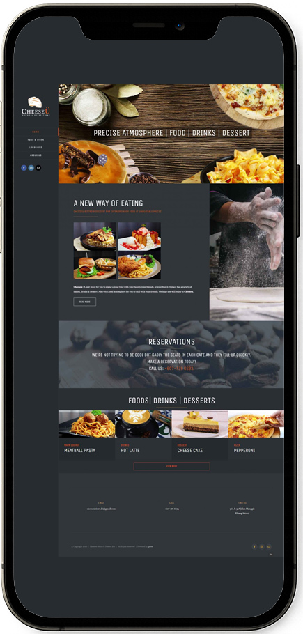 jpress portfolio cheese u mobile