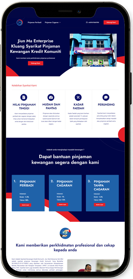 jpress portfolio jiunma mobile