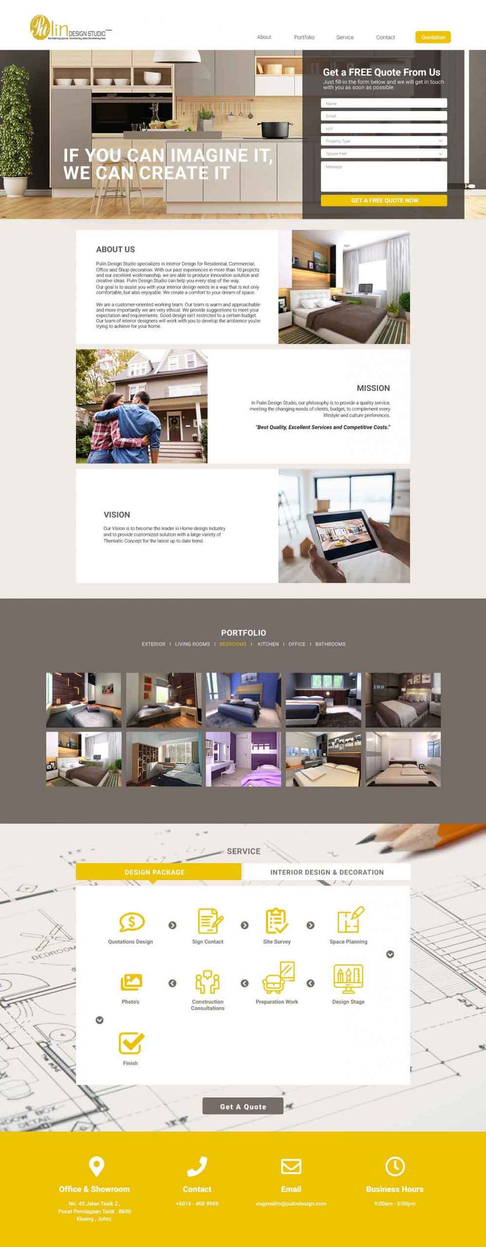 jpress portfolio pulin design all scale