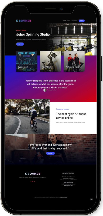 jpress portfolio kbounce mobile