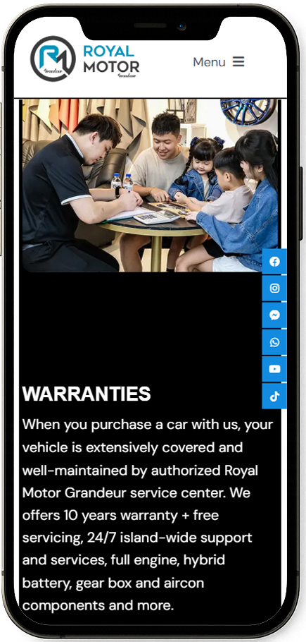 japress portfolio royal motor mobile