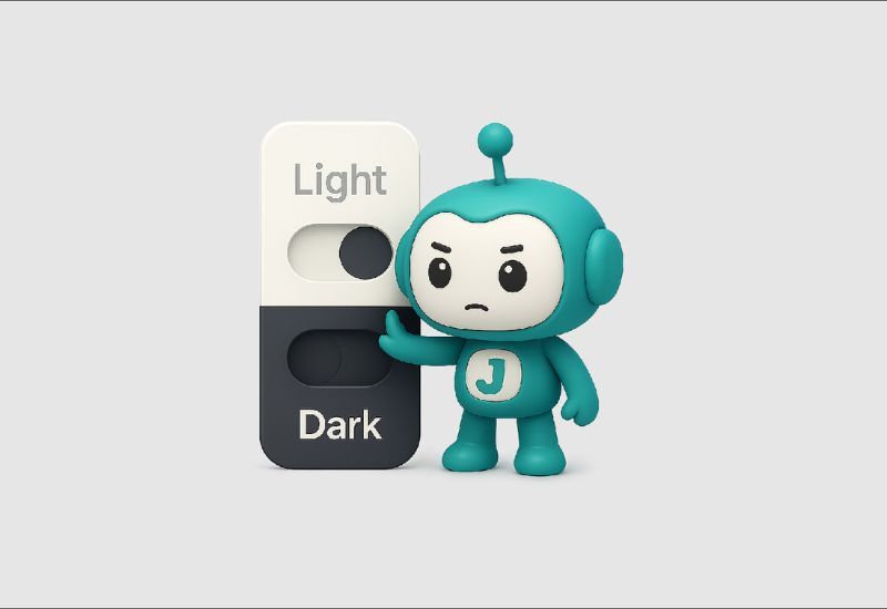 jpress dark mode design