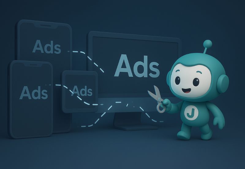 jpress reduce ad tracking