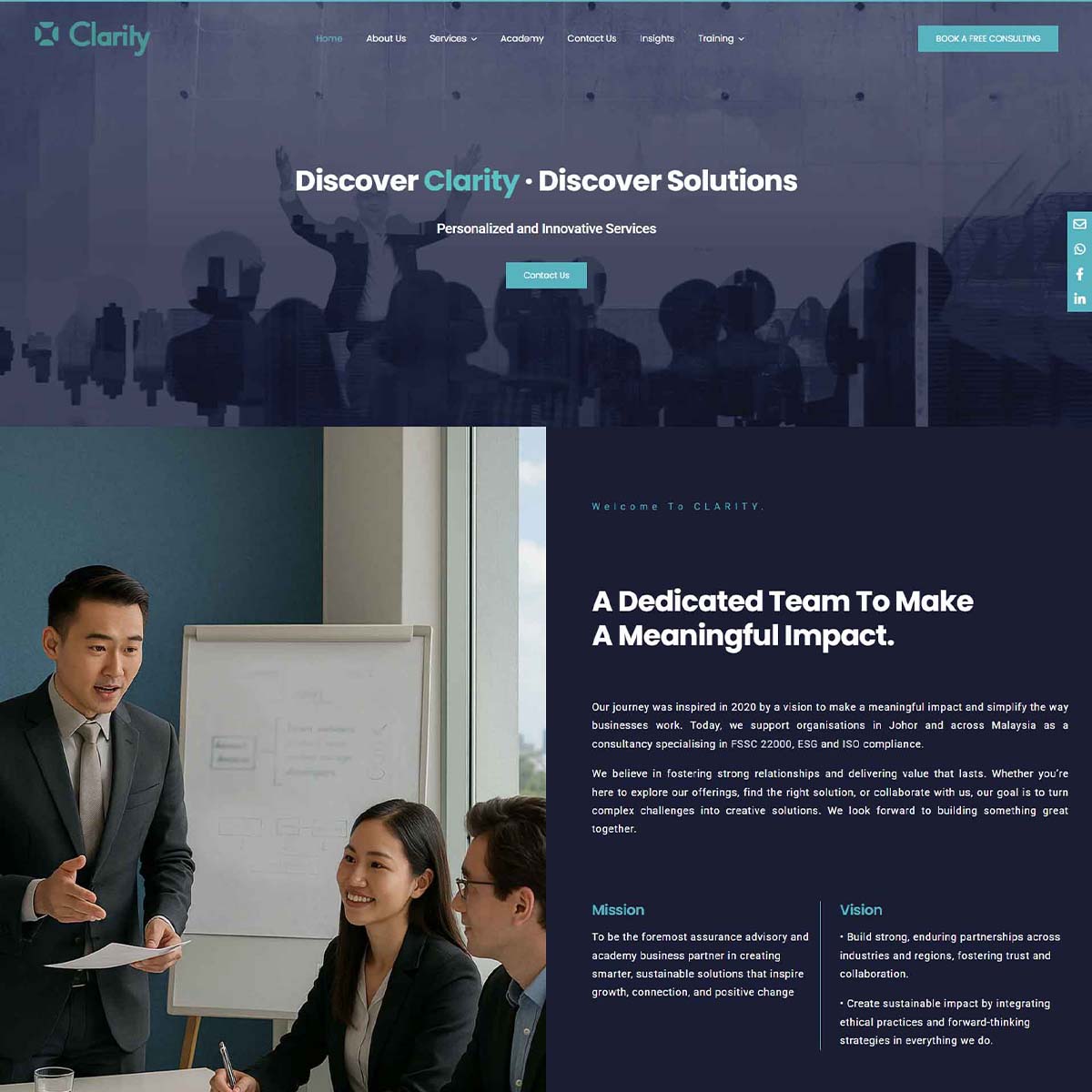 jpress port folio clarity preview