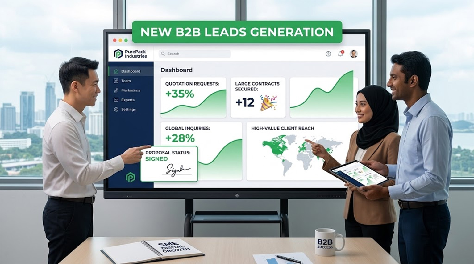 professional website for Malaysian SMEs help winning B2B clients