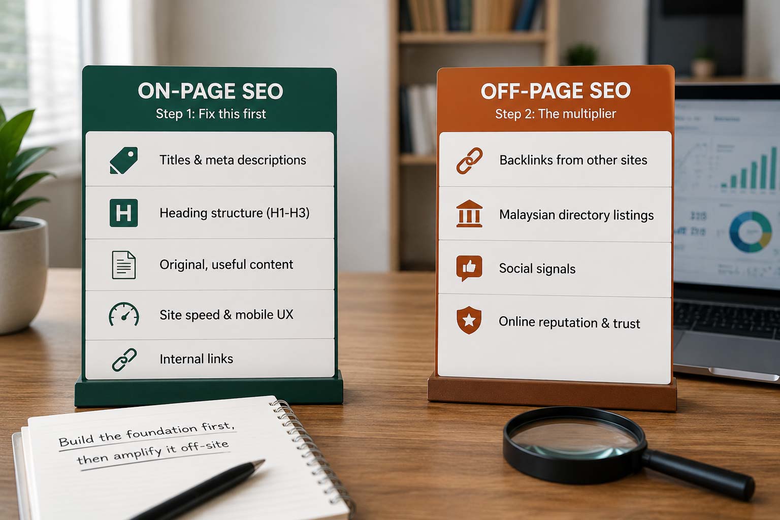 On-Page SEO VS Off-Page SEO