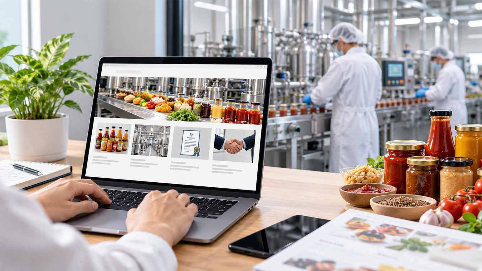 food manufacturer website